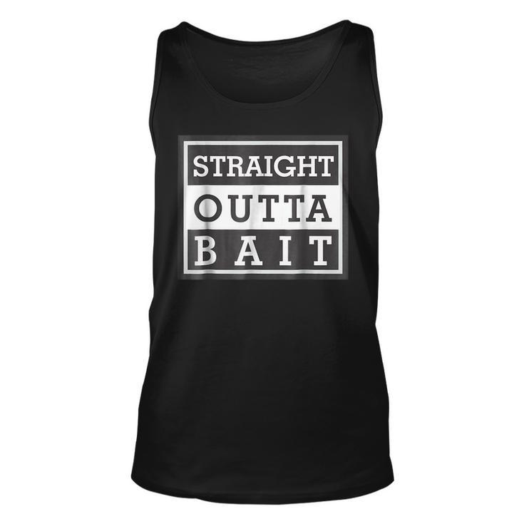 Straight Outta Bait Black Short Sleeve Fishing Long Sleeve T-Shirt