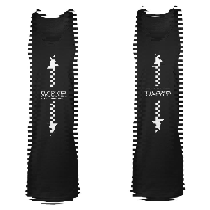 Funny Twoseater Funny  Unisex Tank Top