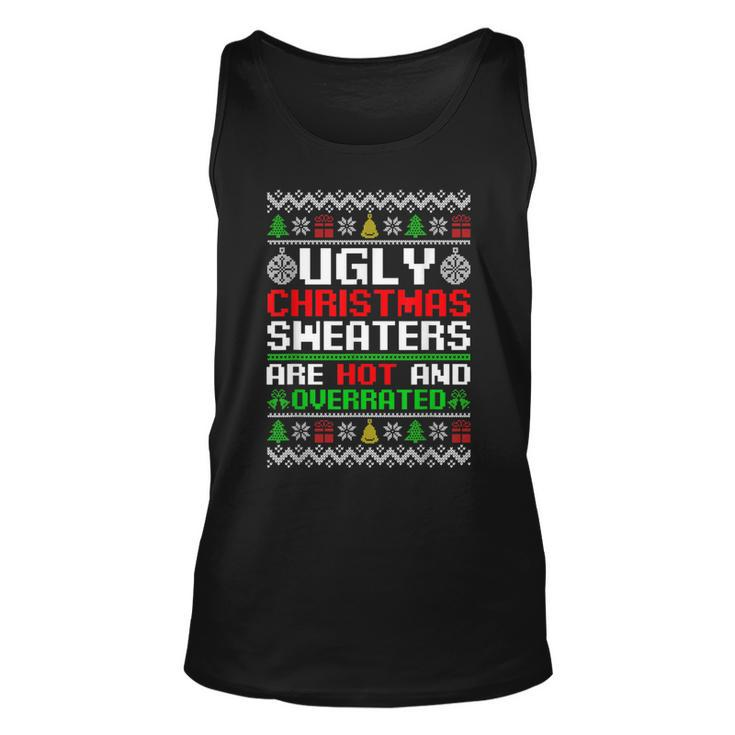 X-Mas Ugly Christmas Sweaters Are Hot And Overrated Tank Top