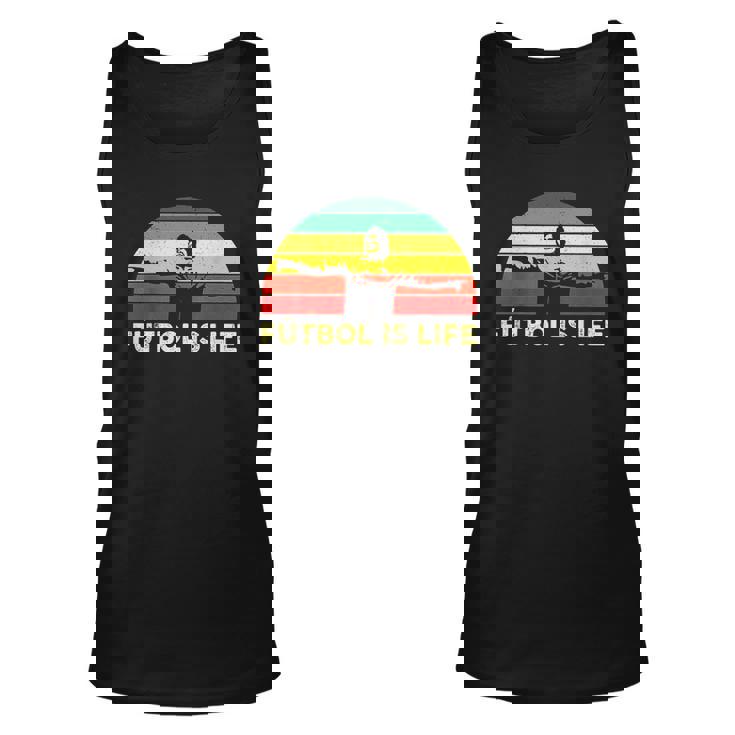 Futbol Is Life Retro Vintage Unisex Tank Top