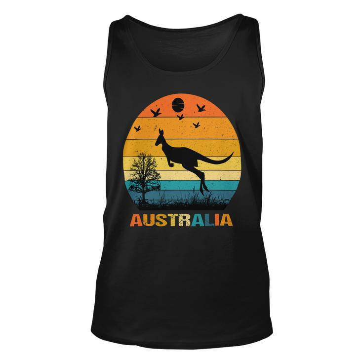 G Day Mate Kangaroo Aussie Animal Australia Flag Australia 2 Unisex Tank Top