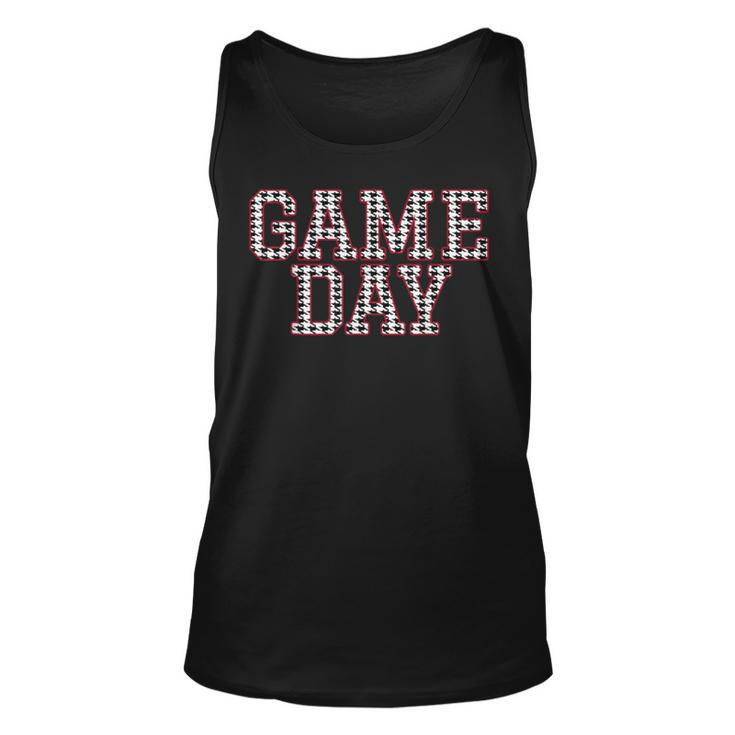 Game Day Houndstooth Alabama Football Fans Tank Top