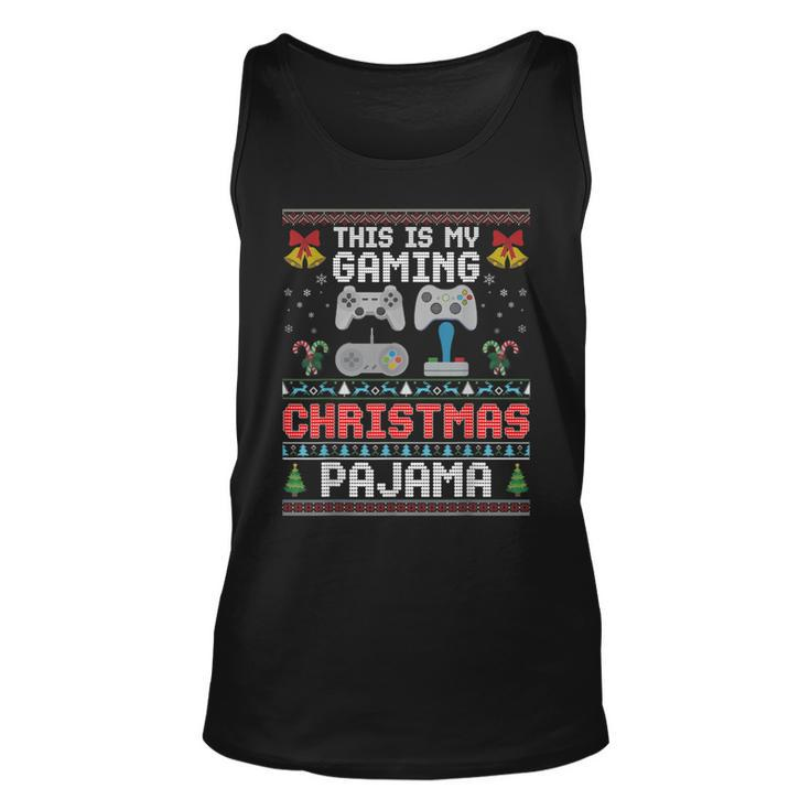 This Is My Gaming Christmas Pajama Sweater Merry Ugly Xmas Tank Top