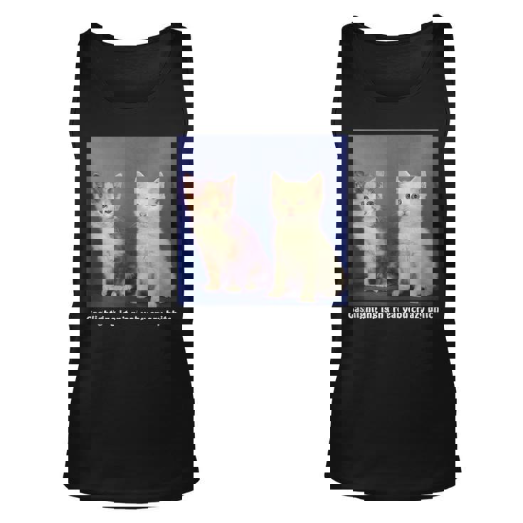 Gaslighting Isnt Real You Crazy BITCH Cat Lover For Cat Lover Tank Top