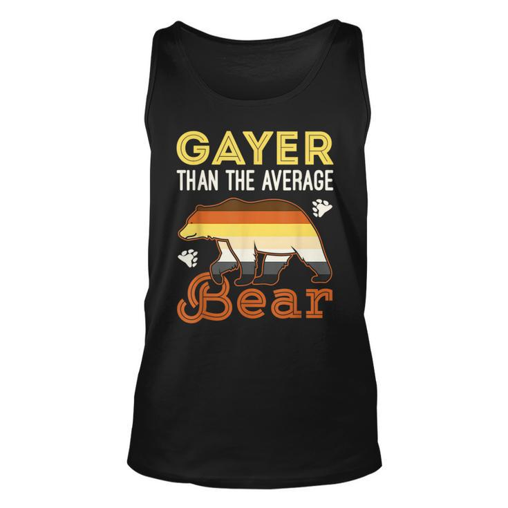 Gay Bear Pride Flag Subculture Men Male Lgbtq  Unisex Tank Top