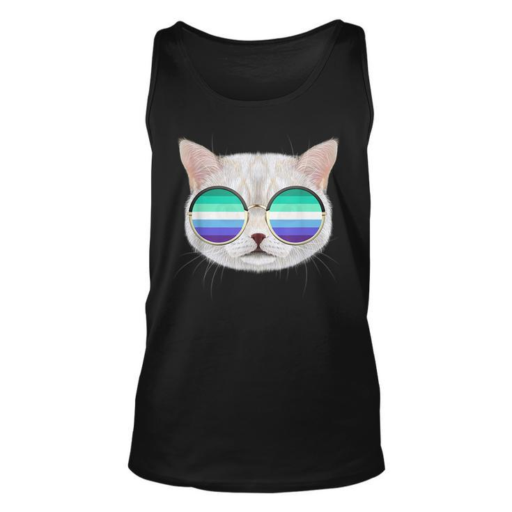 Gay Man Mlm Flag For Cat Lover Male Gay Man Pride Mlm Unisex Tank Top