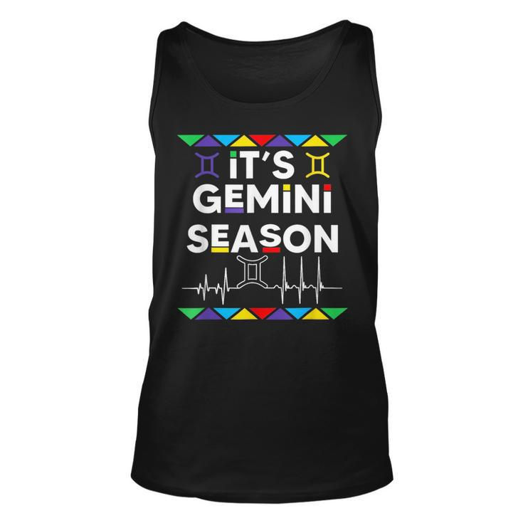 Gemini Season Zodiac Sign Funny Birthday Boys Girls Unisex Tank Top