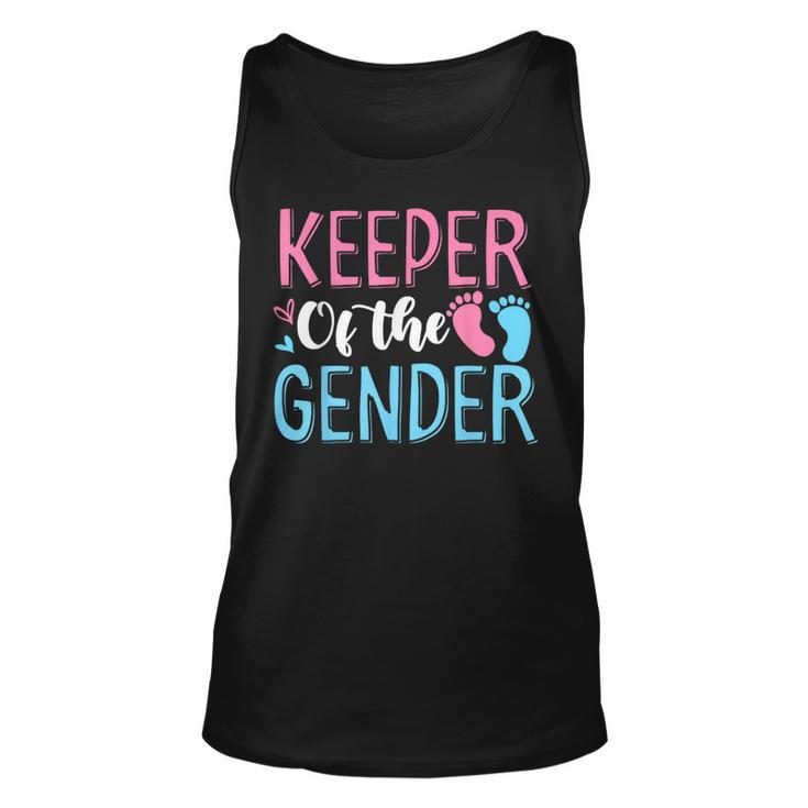 Gender Reveal Keeper Of The Gender T Gender Reveal Tank Top