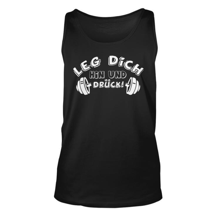 Go Bench Press All Day Gym Training Plan Chest Workout Unisex Tank Top