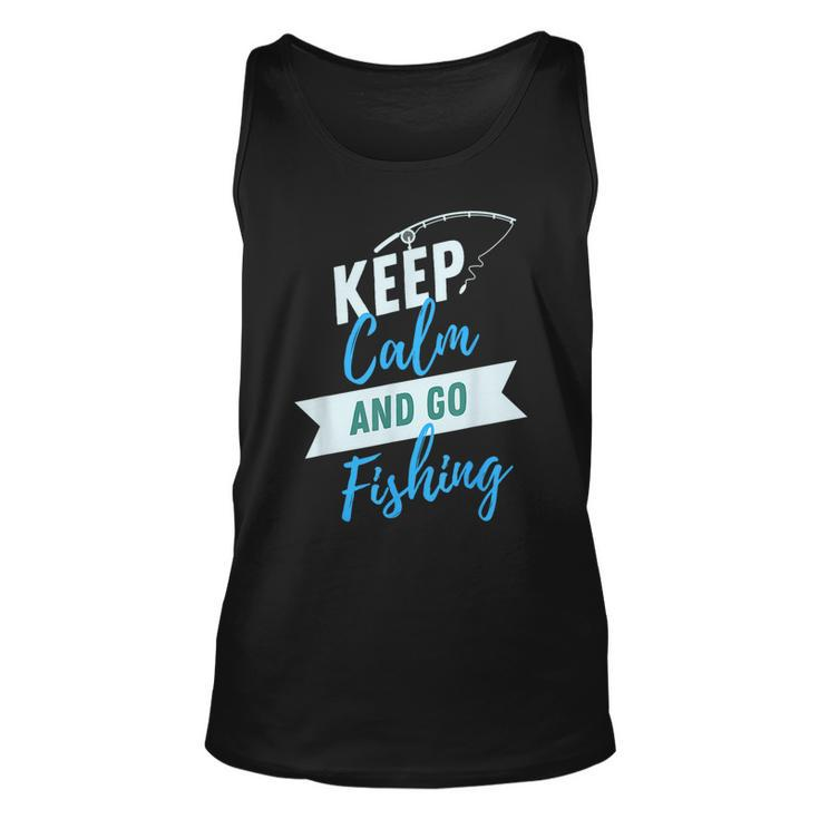 Go Fishing Gift From Kids Fathers Day DadUnisex Tank Top