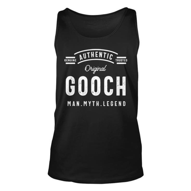 Gooch Name Gift Authentic Gooch Unisex Tank Top