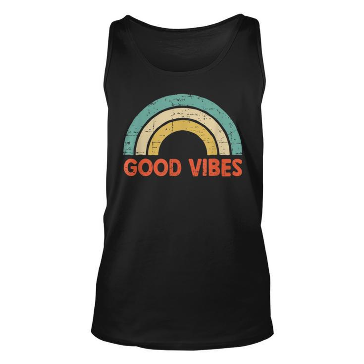 Good Vibes Only  Funny Positive Inspirational Retro Unisex Tank Top