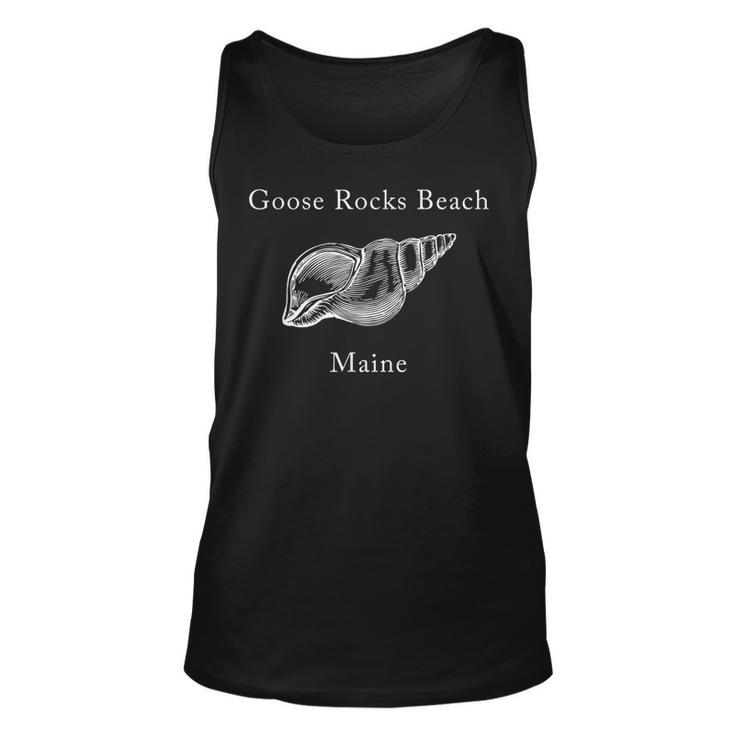 Goose Rocks Beach Maine Shell  Unisex Tank Top