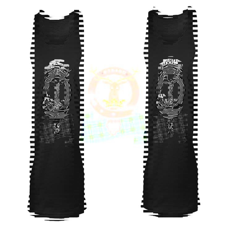 Gordon Scottish Clan Badge & Tartan Unisex Tank Top