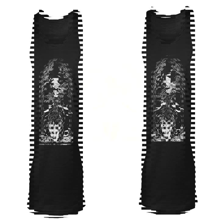 Goth Fairy Dark Witch Forest Gothic Alt Horror Aesthetic Unisex Tank Top