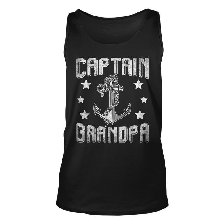 Grandpa Boating Boat Fathers Day  Unisex Tank Top