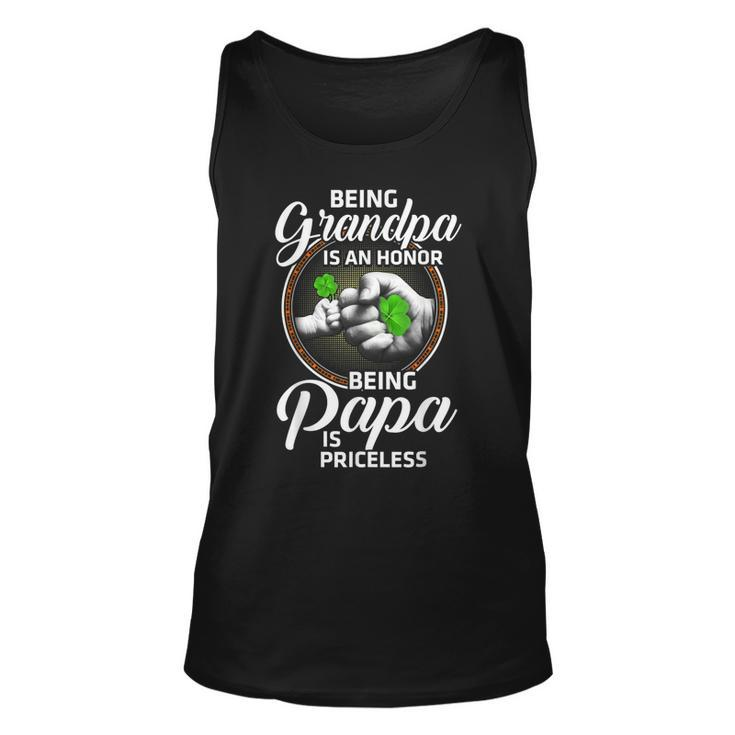 Being Grandpa Is An Honor Being Papa Is Priceless Tank Top