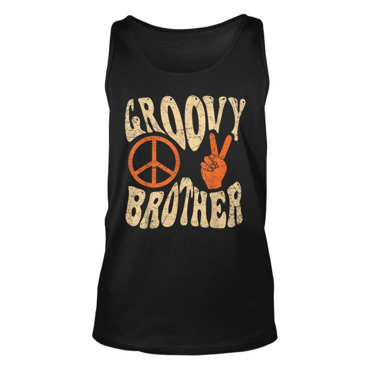 Groovy Brother 70S Aesthetic Nostalgia 1970S Retro Brother Unisex Tank Top