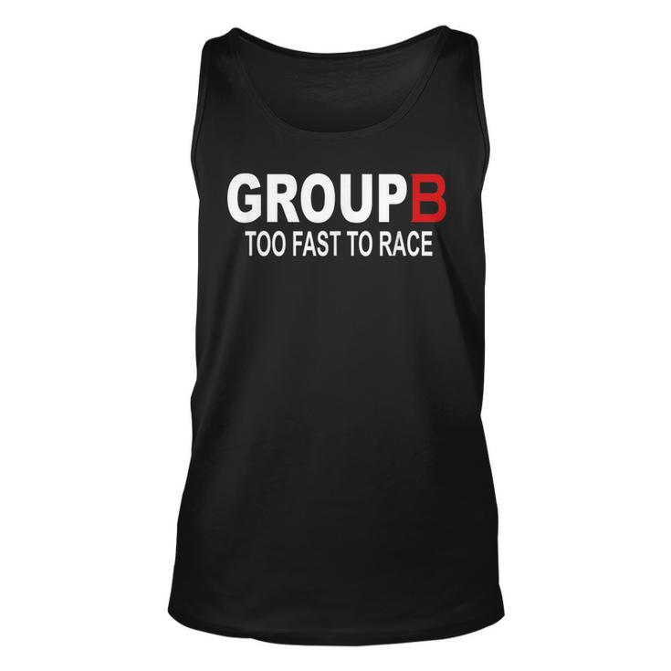 Group B Too Fast To Race Rally Car Racing Race Racing Tank Top