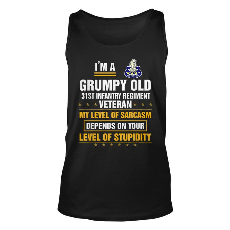 Grumpy Old 31St Infantry Regiment Veteran Soldier Xmas Tank Top