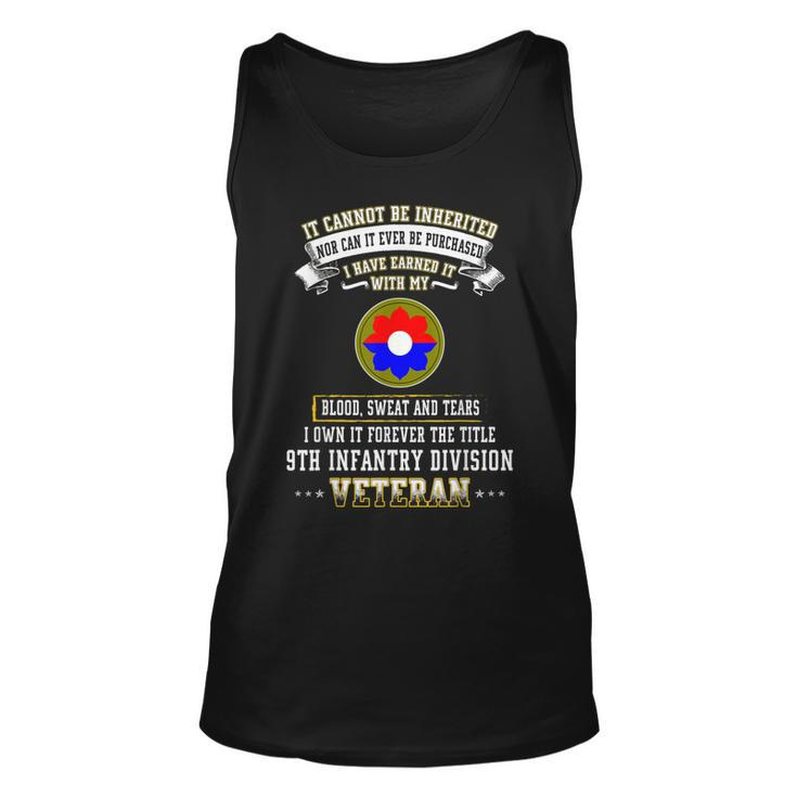 Grumpy Old 9Th Infantry Division Veteran Day Military Xmas  Unisex Tank Top