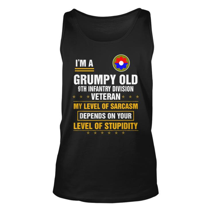 Grumpy Old 9Th Infantry Division Veteran Veterans Day   Unisex Tank Top