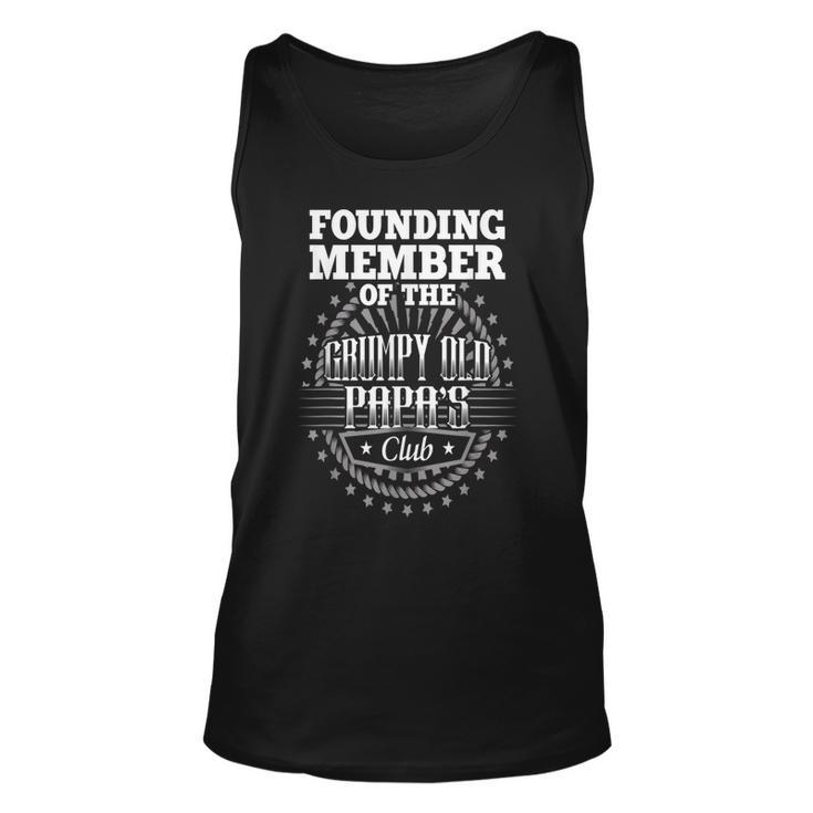 Grumpy Old Papas Club Fathers Day For Papa Tank Top