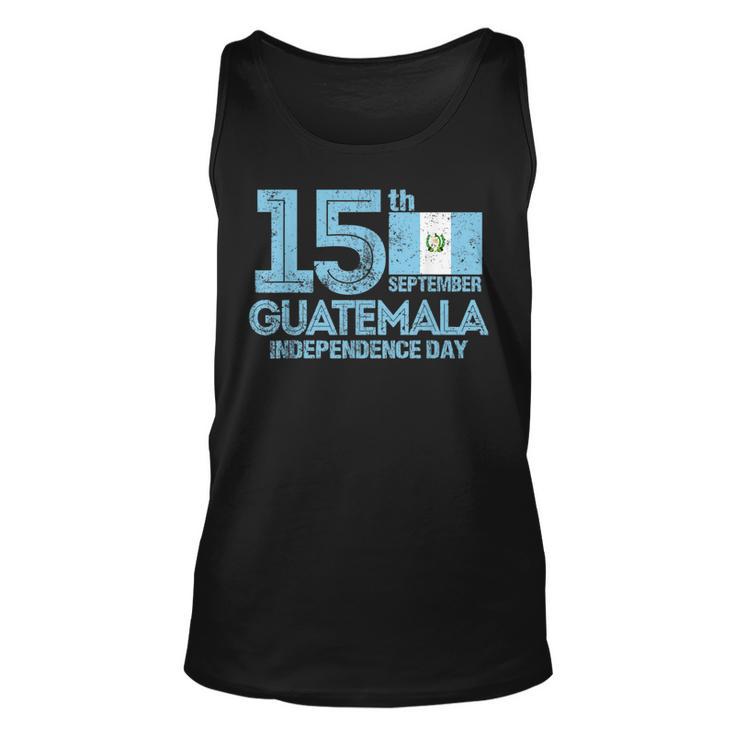 Guatemala Pride Independence 15 September Guatemalan Flag Tank Top