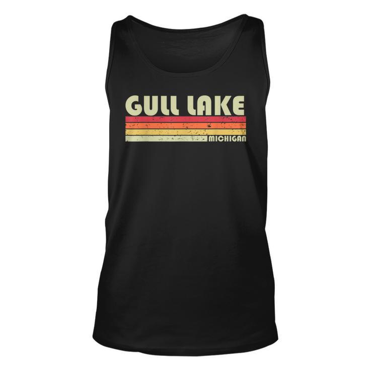 Gull Lake Michigan Funny Fishing Camping Summer Gift  Unisex Tank Top