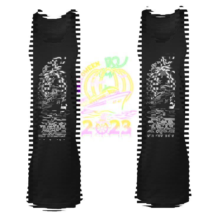 Halloween Cruise Squad 2023 Pumpkin Family Tank Top