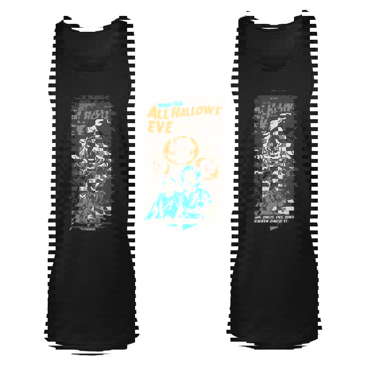 All Hallows Eve For Horror Tales Lovers Horror Tank Top