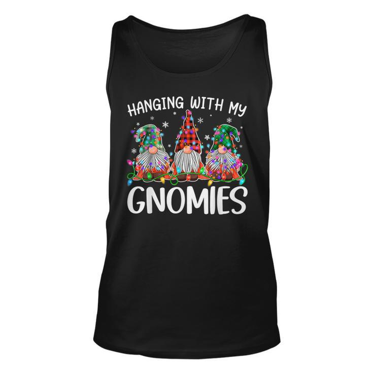 Hanging With My Gnomies Christmas Gnome Ugly Sweater Tank Top