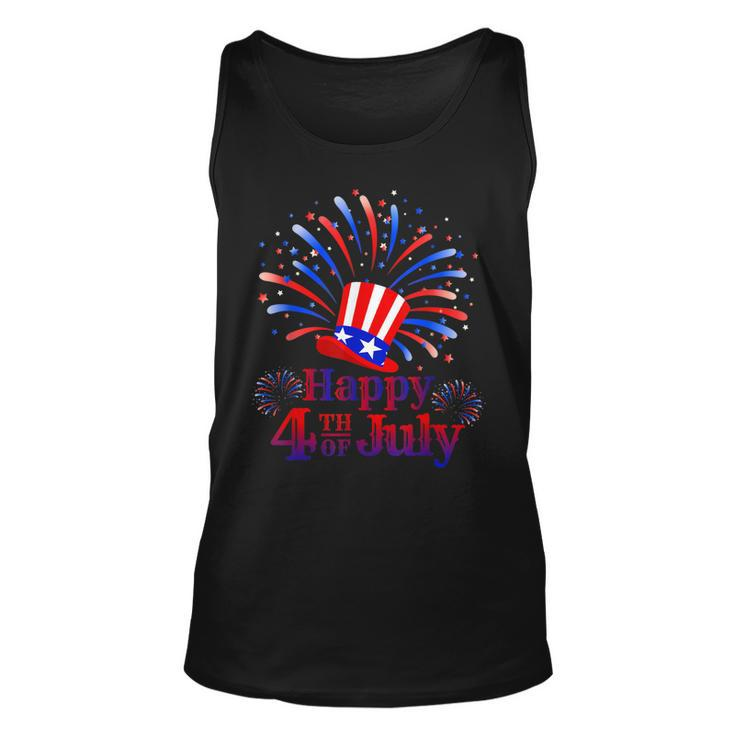 Happy 4Th Of July America Celebrating Freedom Unisex Tank Top