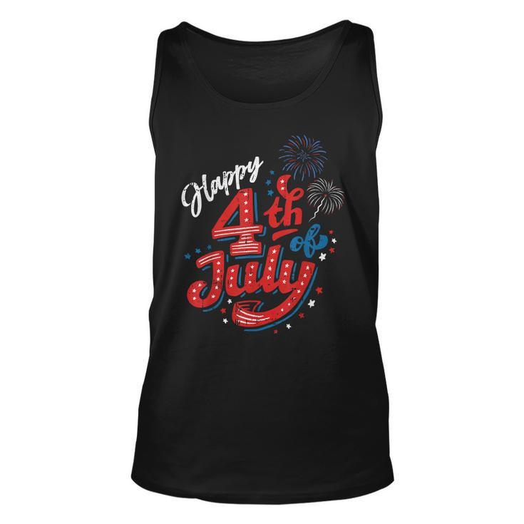 Happy 4Th Of July Cool Independence Day Patriotic American Unisex Tank Top