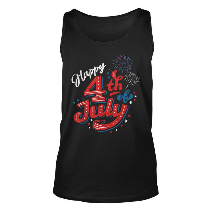 Happy 4Th Of July Cool Independence Day Patriotic American Unisex Tank Top