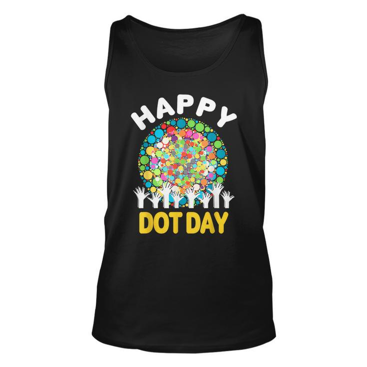 Happy Dot Day 2023 Colorful Dot Hand International Dot Day Tank Top
