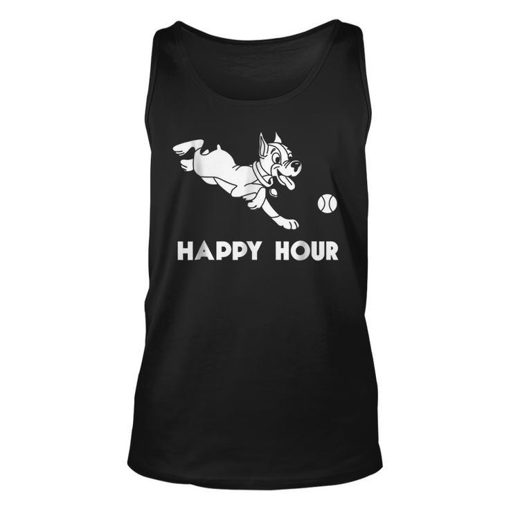 Happy Hour Funny Dog Park  For Pet Lovers Unisex Tank Top