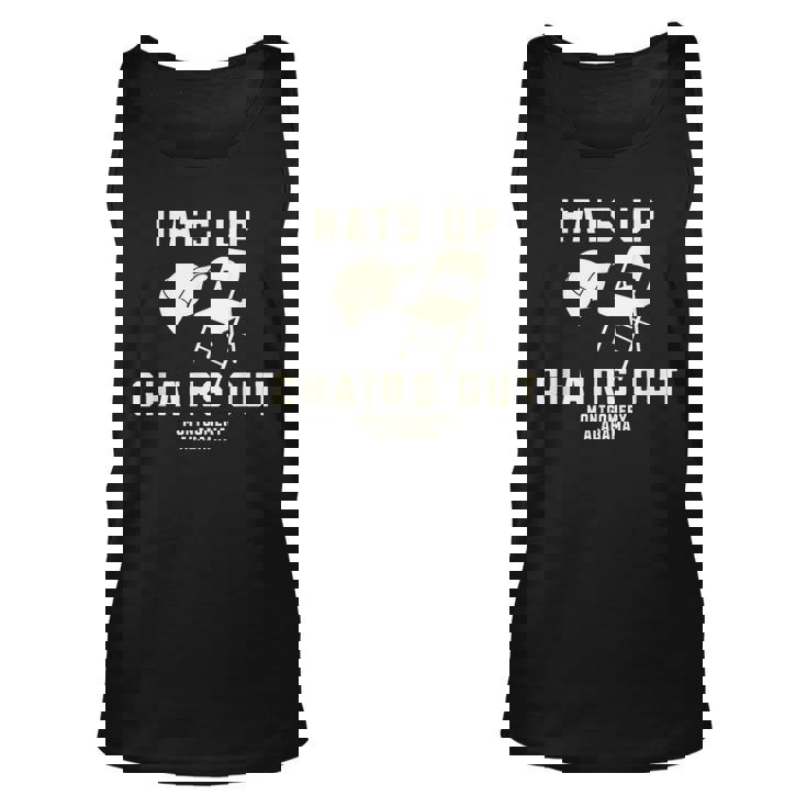 Hats Up Chairs Out Montgomery Alabama Riverboat Brawl Tank Top