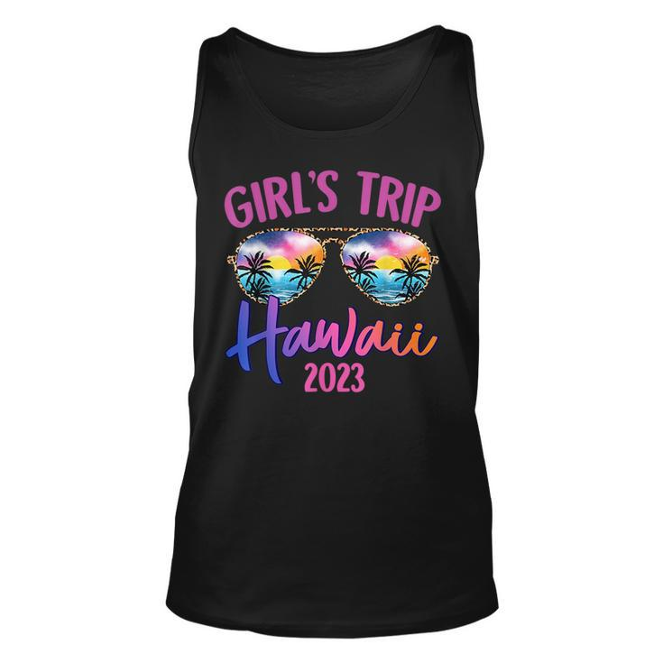 Hawaii Hawaiian 2023 Girls Trip Sunglasses Summer Girlfriend Tank Top