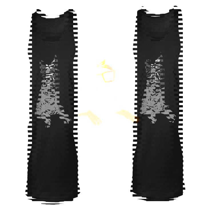 Heeler Australian Cattle Dog Lgbtq Gay Bear Flag Gay Pride Tank Top