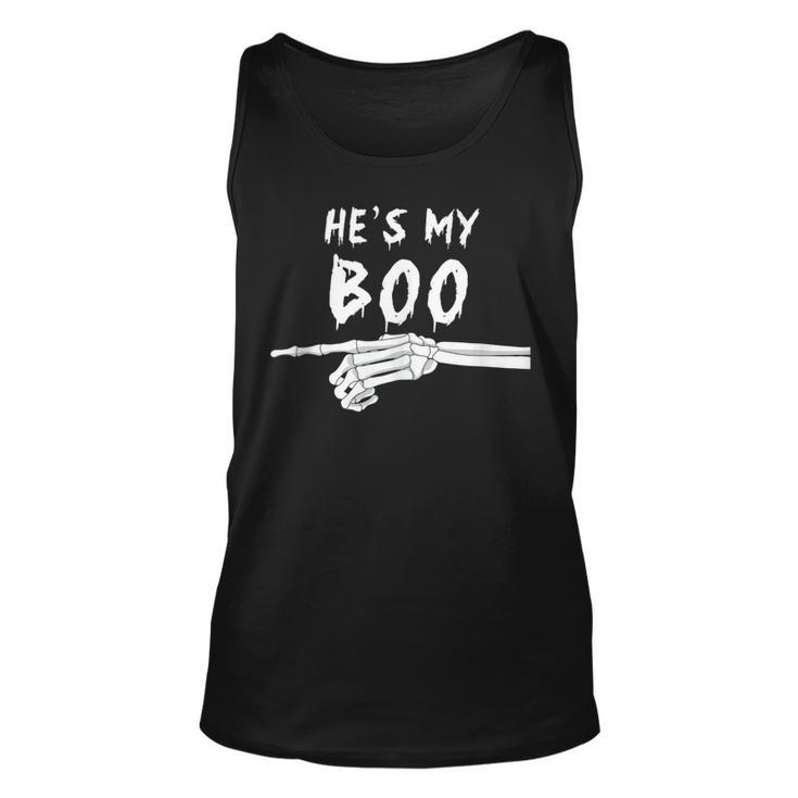 Hes My Boo Matching Halloween Costumes For Couples Halloween Tank Top