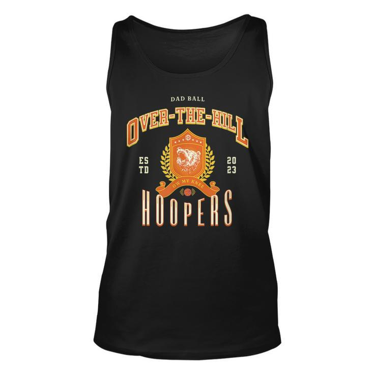 Over The Hill Hooper Fathers Day Basketball Basketball Tank Top