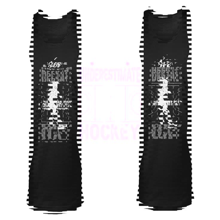 Hockey Dad Unisex Tank Top Seseable UK