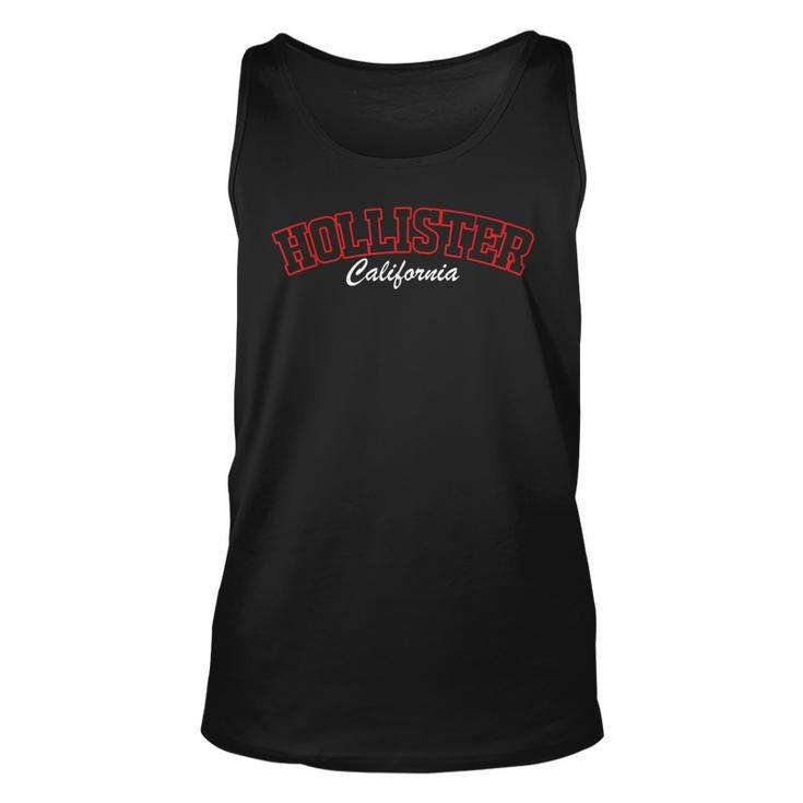 Hollister California Ca Vintage State Athletic Sports Unisex Tank Top