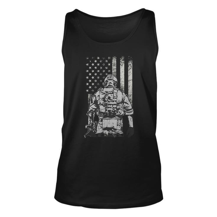Home Of The Free Because Of The Brave  Unisex Tank Top