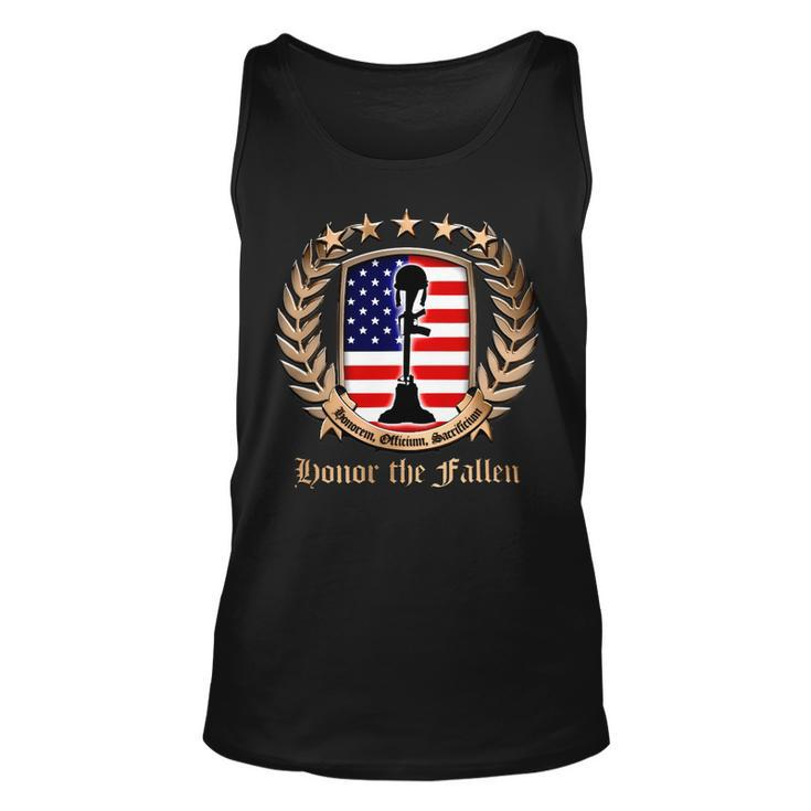 Honor The Fallen Thank The Living Veterans Day 277 Unisex Tank Top