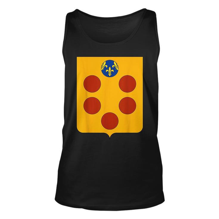 House Of De Medici Coat Of Arms  Florence Graphic  Unisex Tank Top