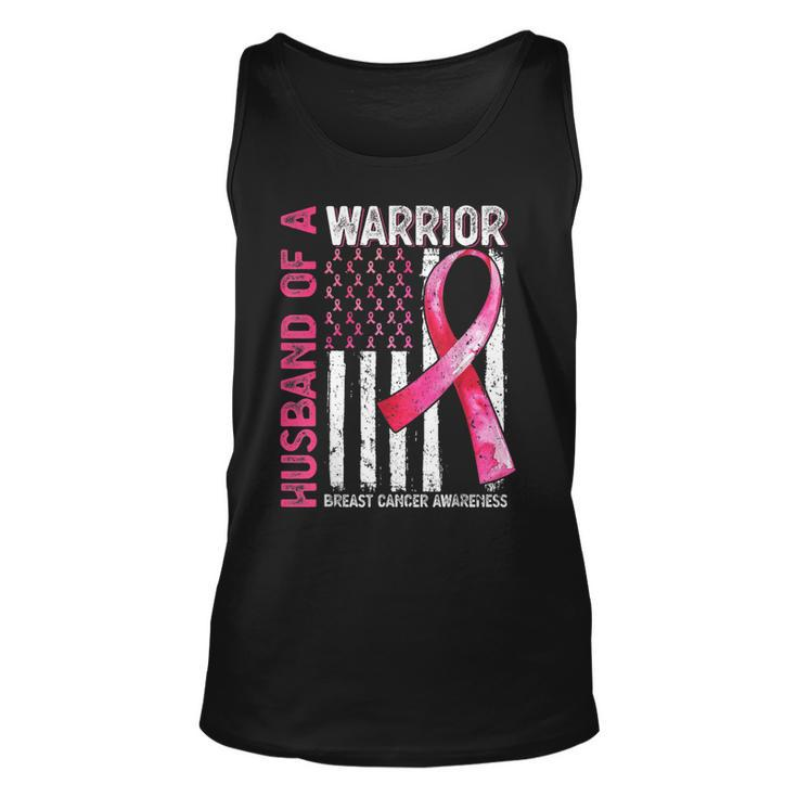 Husband Of A Warrior Support Breast Cancer Awareness Month Tank Top