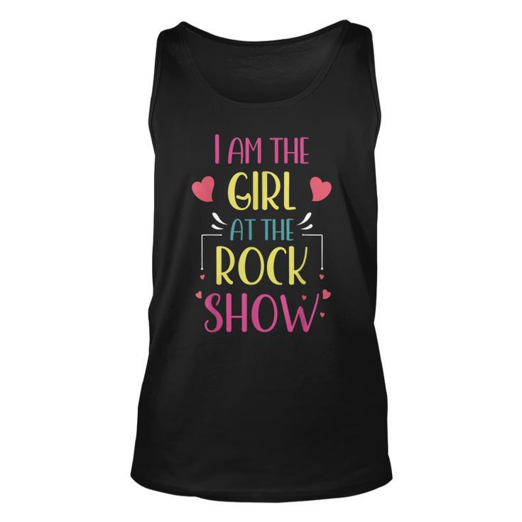 I Am The Girl At The Rock Show Rock Music Lover Vintage Unisex Tank Top