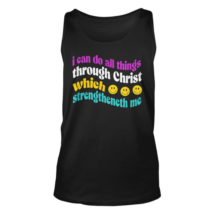 I Can Do All Things Inspirational Gift  Unisex Tank Top